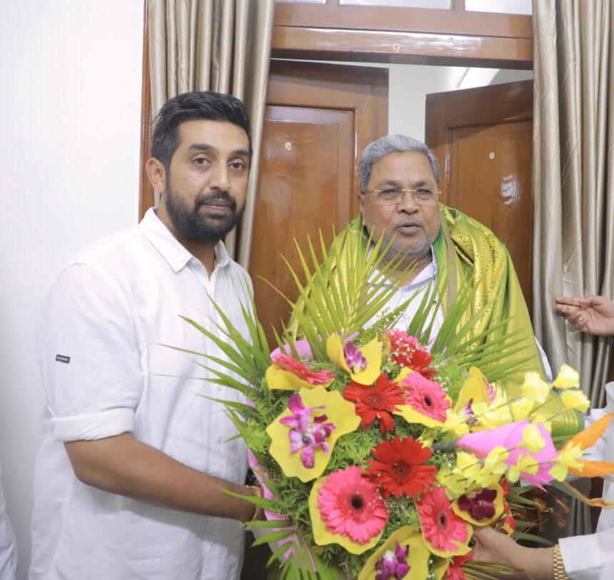 ಸಿಎಂರನ್ನು ಭೇಟಿಯಾದ ರಕ್ಷಾರಾಮಯ್ಯ,ಗೌತಮ್