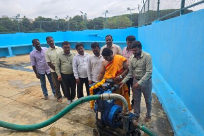 ಗಣೇಶ ವಿಸರ್ಜನೆ,ಯಡಿಯೂರು ಕೆರೆಗೆ ನೀರು ತುಂಬಿಸುವ ಕಾರ್ಯಕ್ಕೆ ಚಾಲನೆ