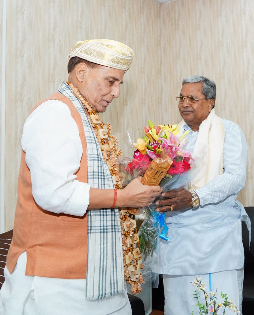 ರಾಜ್ಯದ ಮನವಿಗಳಿಗೆ ಕೇಂದ್ರ ರಕ್ಷಣಾ ಸಚಿವರ ಸಕಾರಾತ್ಮಕ ಸ್ಪಂದನೆ- ಮುಖ್ಯಮಂತ್ರಿ ಸಿದ್ದರಾಮಯ್ಯ
