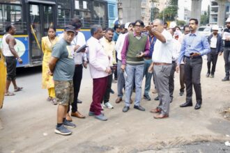 ಬನ್ನೇರುಘಟ್ಟ ಮುಖ್ಯ ರಸ್ತೆಯಲ್ಲಿ ಮಾದರಿ ಪಾದಚಾರಿ ಮಾರ್ಗ ನಿರ್ಮಾಣಕ್ಕೆ ಕ್ರಮ: ಮಹೇಶ್ವರ್ ರಾವ್