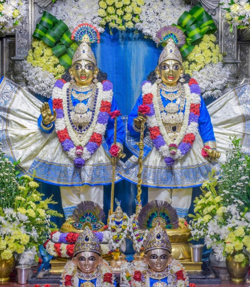 ಇಸ್ಕಾನ್ ದೇವಾಲಯದಲ್ಲಿ ಬಲರಾಮ ಪೌರ್ಣಮಿ ಮಹೋತ್ಸವದ ವಿಜೃಂಭಣೆಯ ಆಚರಣೆ