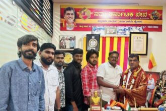 ನಮ್ಮ ಕರ್ನಾಟಕ ಸೇನೆ ರಾಜ್ಯಾಧ್ಯಕ್ಷರನ್ನು ಯುವ ಘಟಕ ತಂಡ ಭೇಟಿ,ಅಭಿನಂದನೆ ಸಲ್ಲಿಕೆ